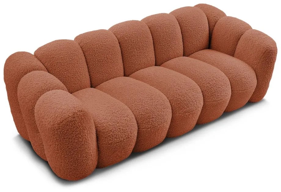 Диван от прежда с примки от букле в тухлен цвят 232 cm Hippolyte – Bobochic Paris