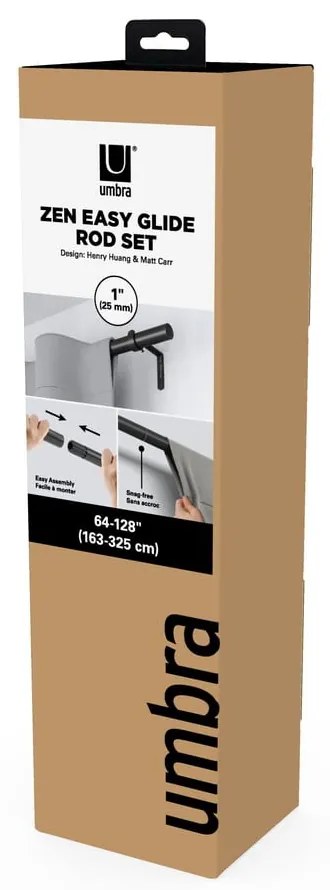 Стоманен разширяем прът за завеси 163 - 325 cm Zen – Umbra