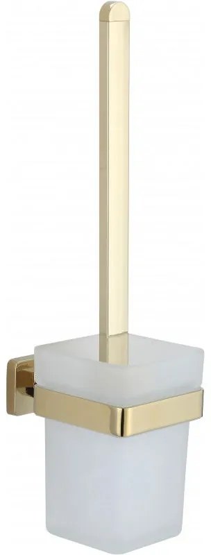 Mexen Asis четка за тоалетна, златна - 7017650-50