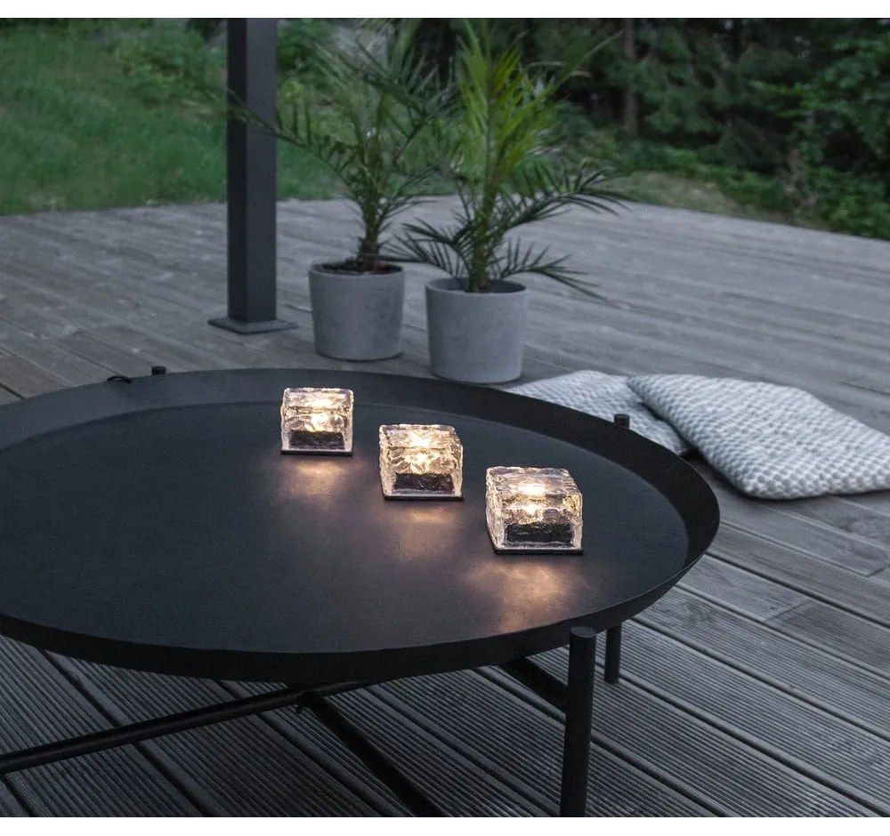 Комплект от 3 слънчеви свещи за открито Candle , височина 5,5 см Icecube - Star Trading