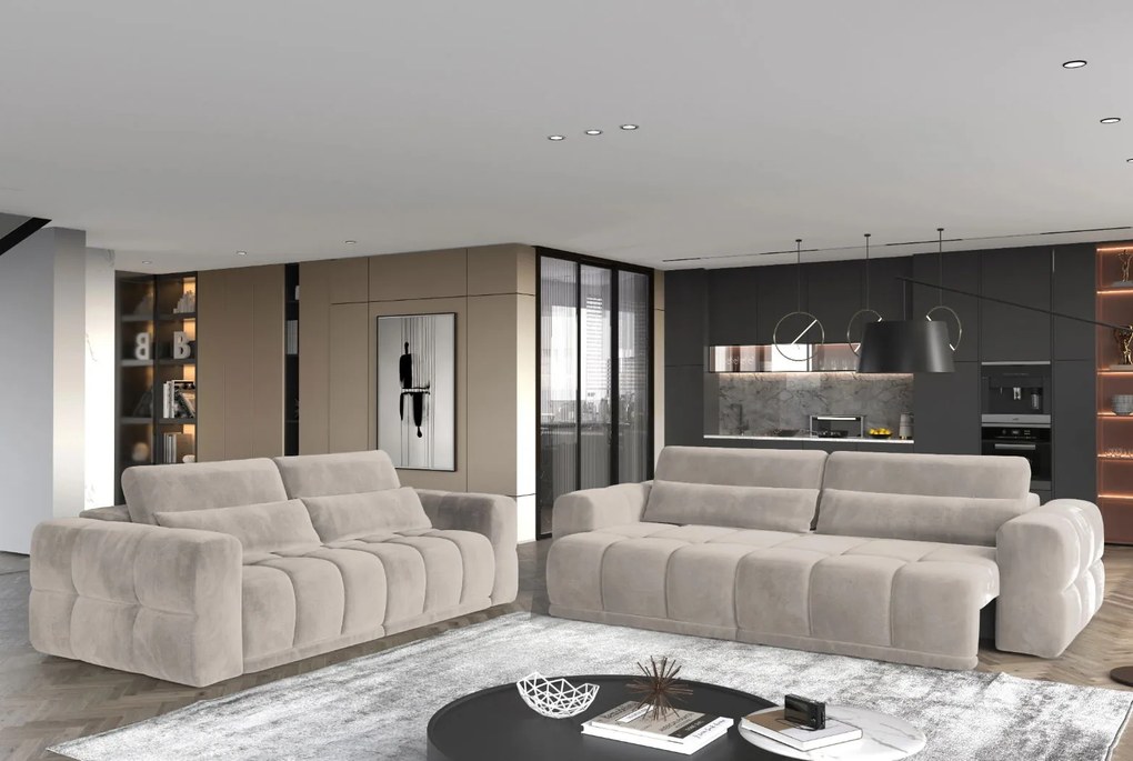 Диван Рабит двуместен-Бежов