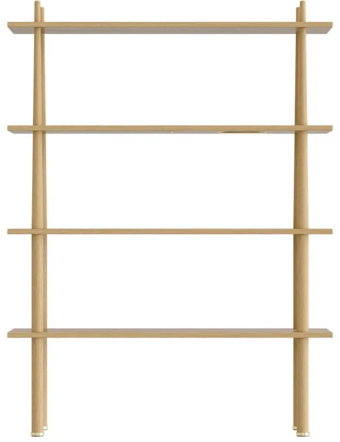 Модулна система от рафтове в дъбов декор в естествен цвят 110x148 cm Stories - UMAGE