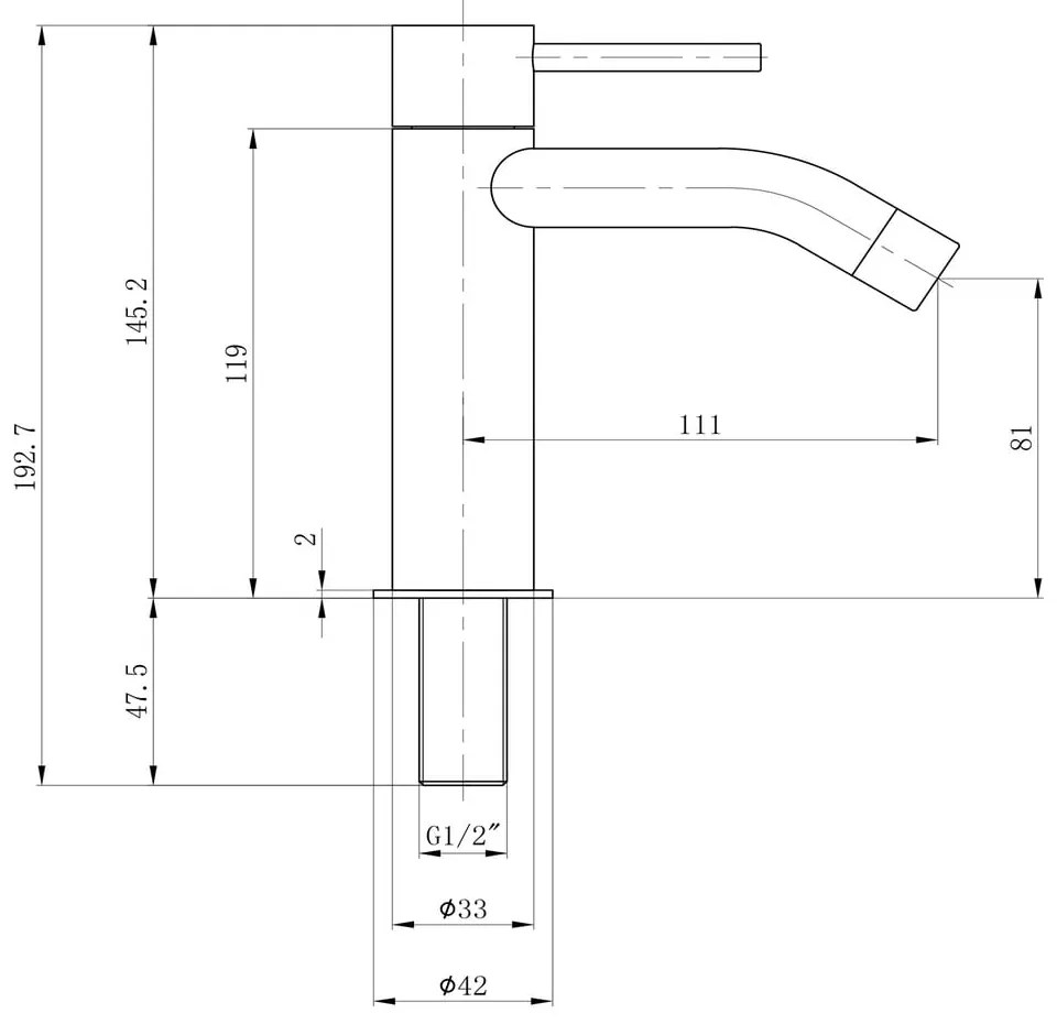 Вентил за мивка в лъскаво-сребрист цвят Small – Sapho