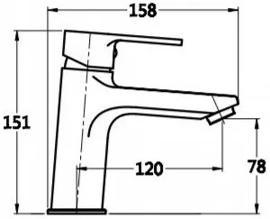 Кран за тоалетна Ideal Vector