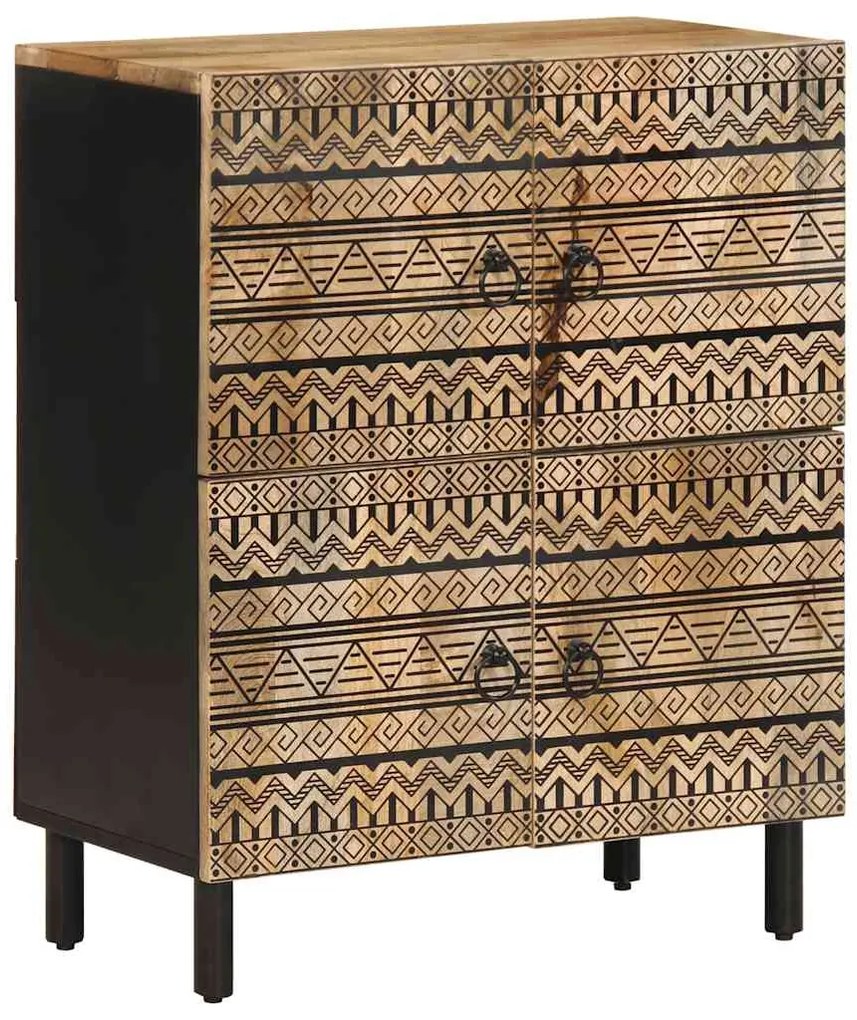 4018654 vidaXL Бюфет 60x33,5x75 см грубо мангово дърво масив