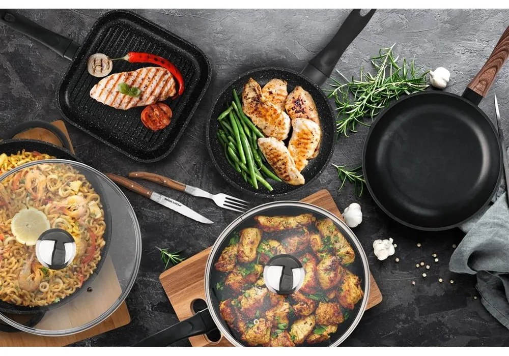 Алуминиева тенджера с капак ø 28 cm Grande - Orion