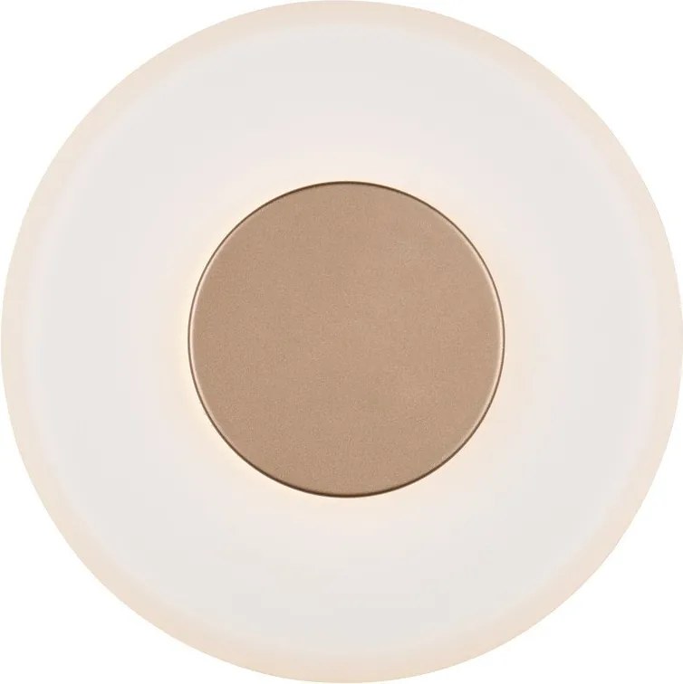 Бежова LED затъмняваща се стенна лампа ø 22 cm Celeste – Trio