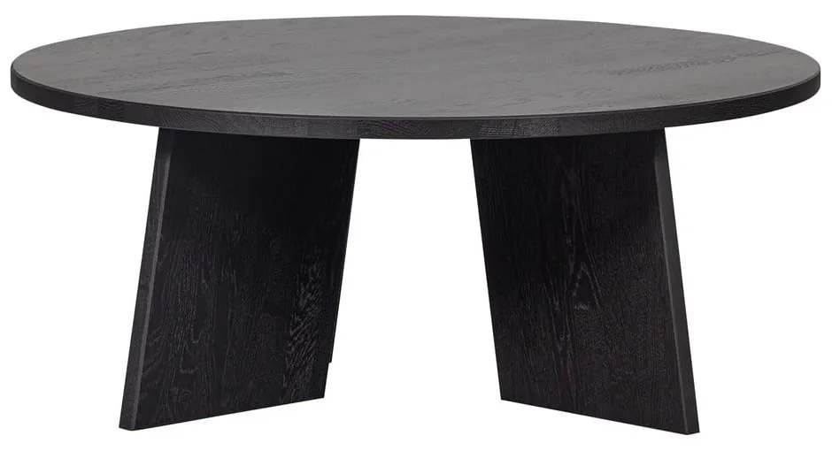 Черна кръгла масичка за кафе ø 90 cm Fries – WOOOD