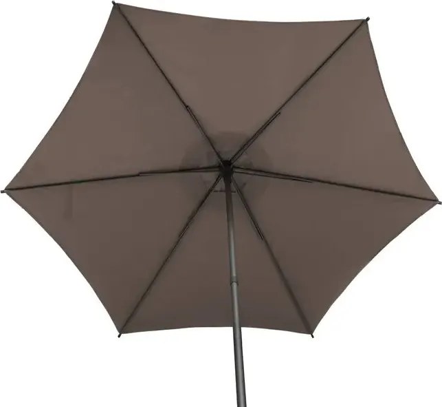 Прав накланящ се чадър Hesperide Soya, 2.7 m - Пшеница/Глина