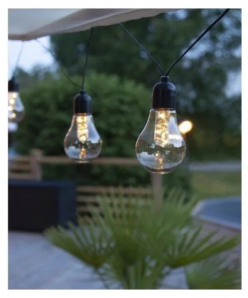 Външна LED светлинна верига с мотив на крушка , дължина 4,05 м Glow - Star Trading