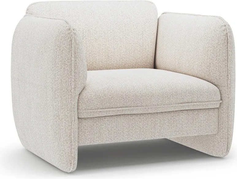 Кремаво шенилово кресло Georgia – Micadoni