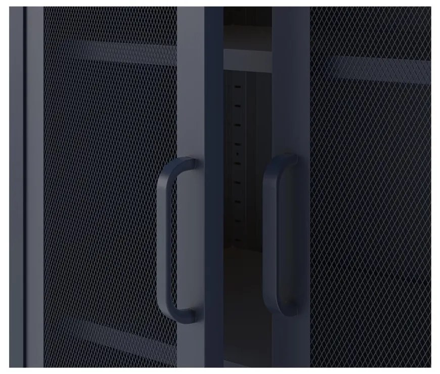 Тъмносиньо шкафче 80x170 cm Diora – Marckeric