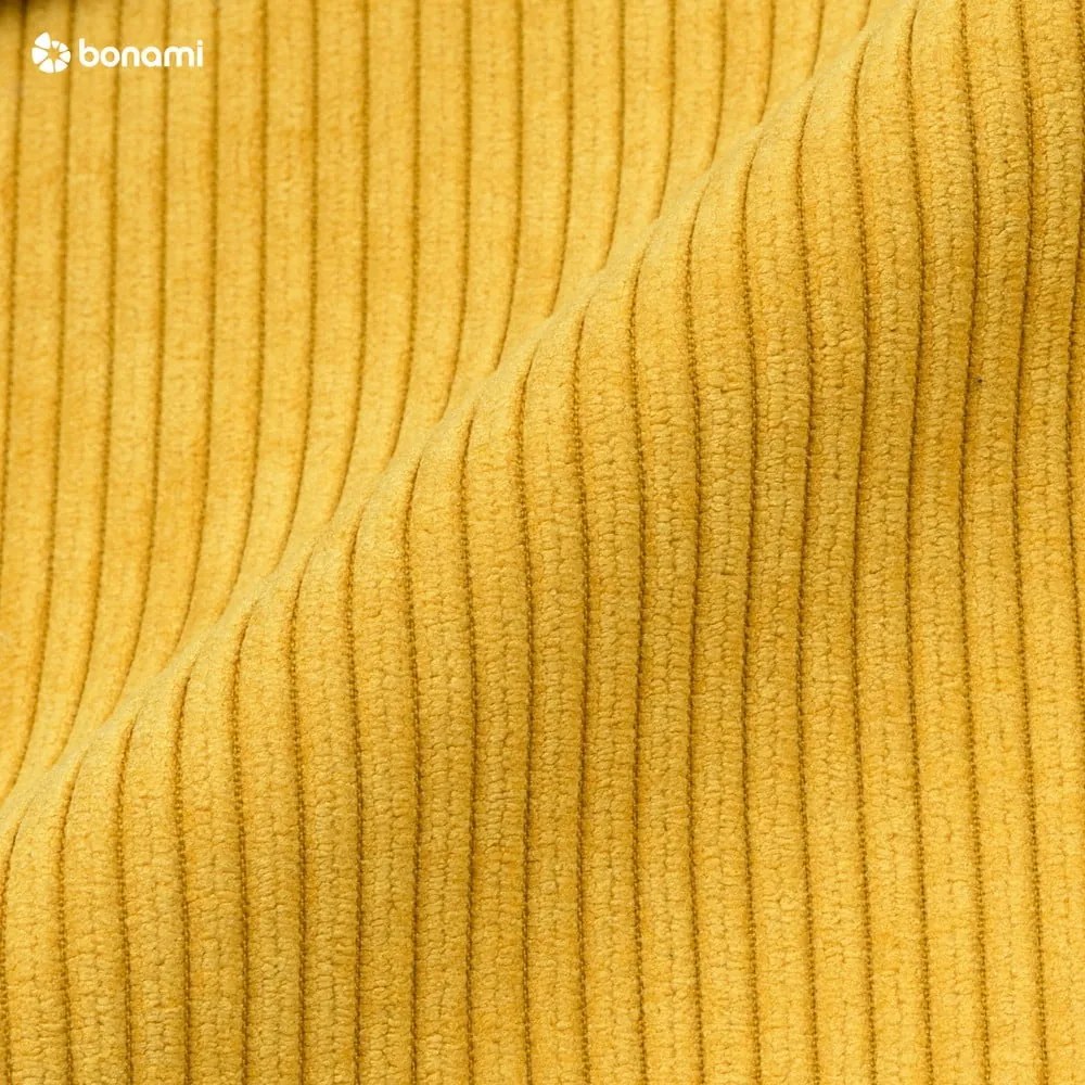 Жълт велурен диван 200 cm Lean - Karup Design