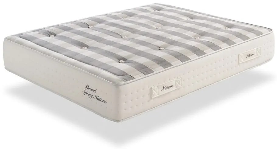 Средно твърд с пружини терморегулиращ матрак 160x200 cm Grand Spring Nature – Moonia