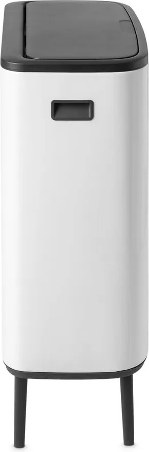 Бяло стоманено кошче за боклук, отваряне с докосване 60 l Bo Touch Bin Hi – Brabantia