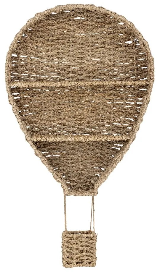 Детски стенен шкаф за книги от морска трева в естествен цвят 59x105 cm Ditter - Bloomingville Mini