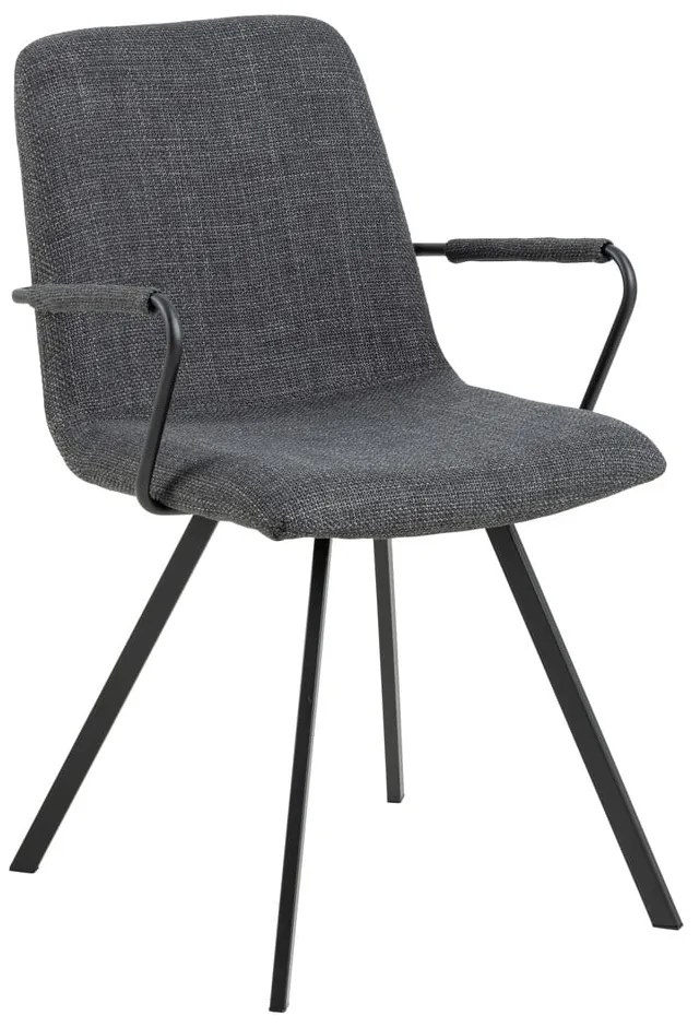 Тъмносиви трапезни столове в комплект от 2 броя Selina - Actona