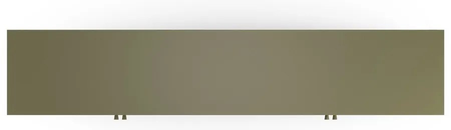 Зелена метална маса за телевизор 160x50x35 cm Fayna – Marckeric