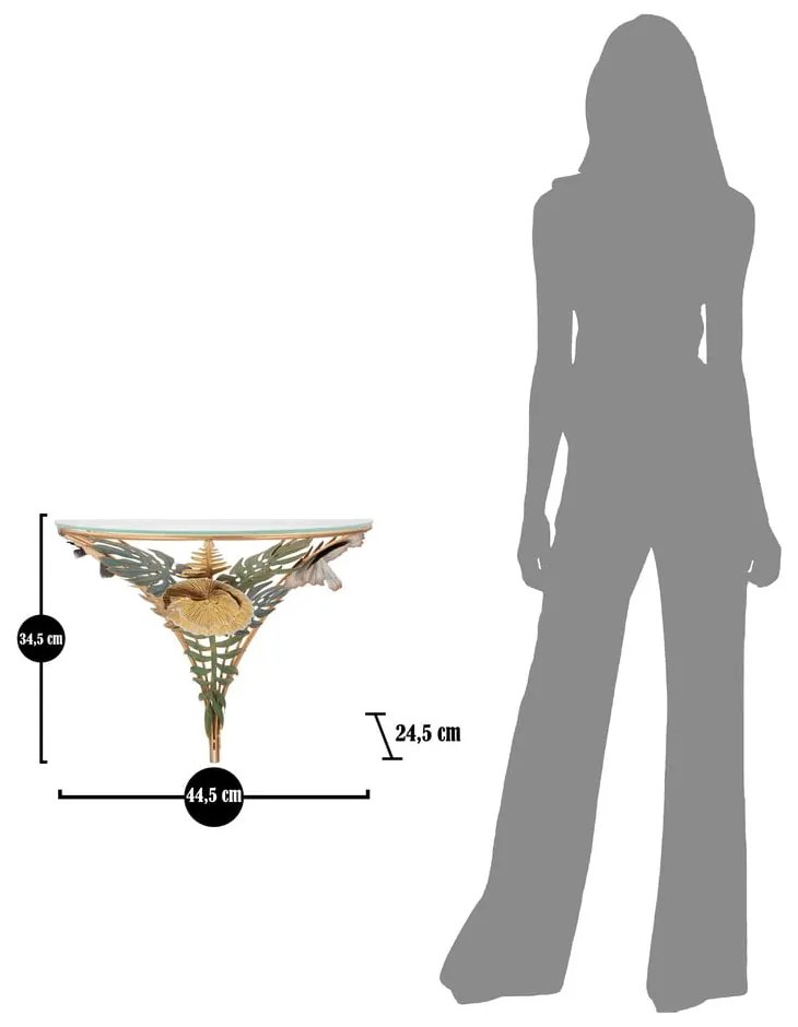 Нощно шкафче в златисто Amaz - Mauro Ferretti