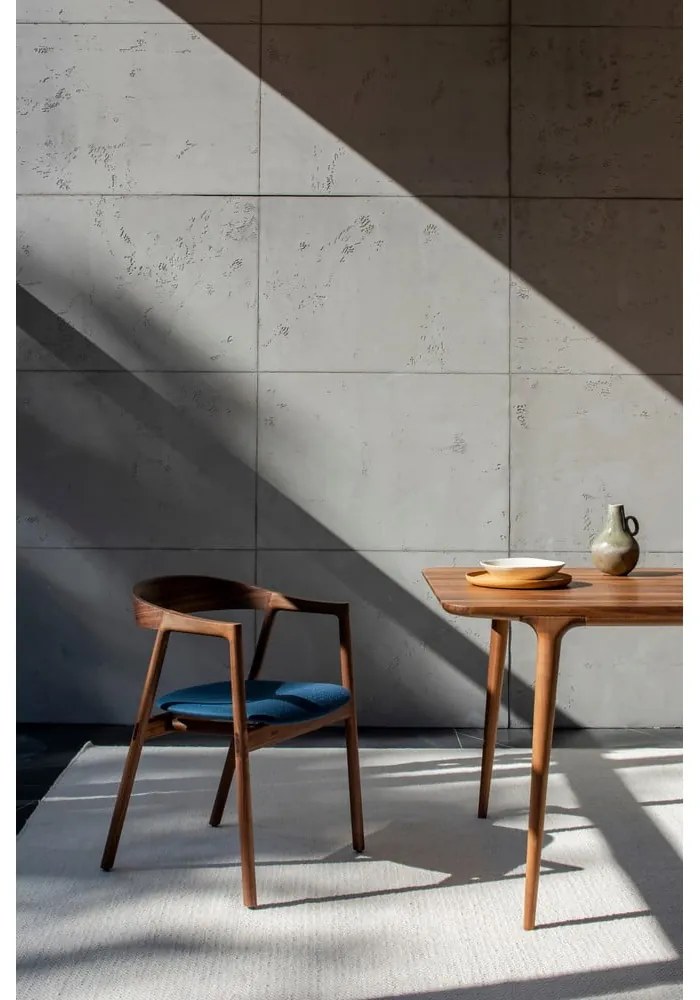 Трапезен стол в син и кафяв стол Muna – Gazzda