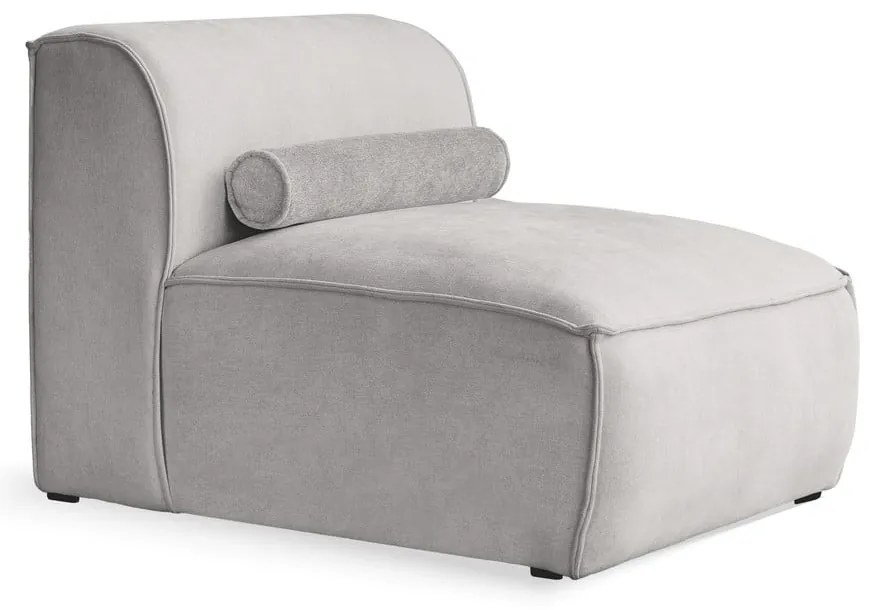 Светлосив модулен диван (среден модул) Flex Felix – Miuform