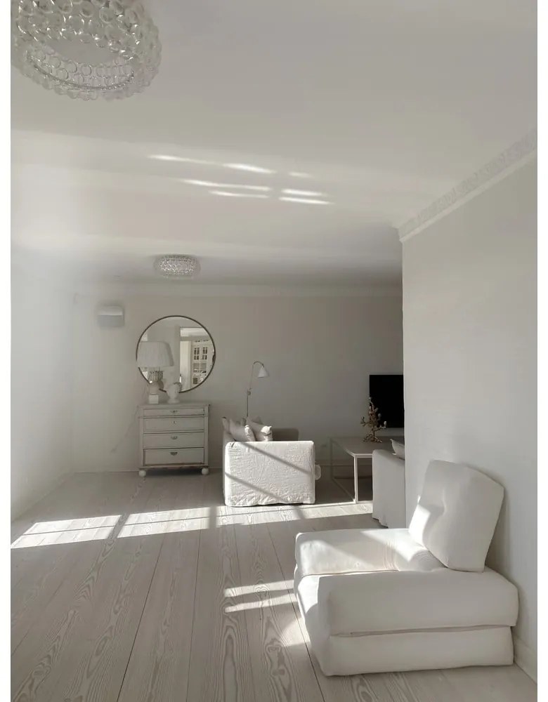 Променлив фотьойл Linen Beige Cube - Karup Design