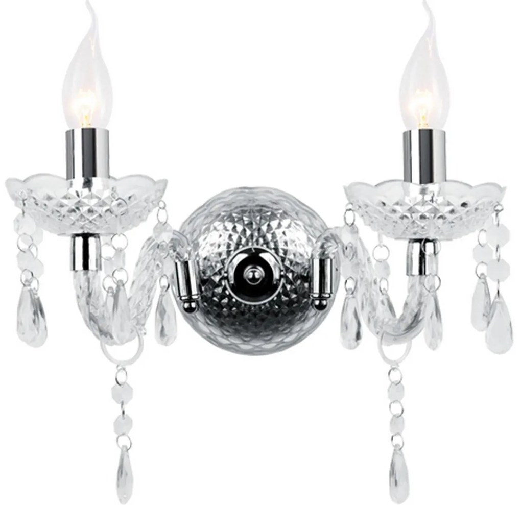 Аплик за стена Garbor 2light-Chromium