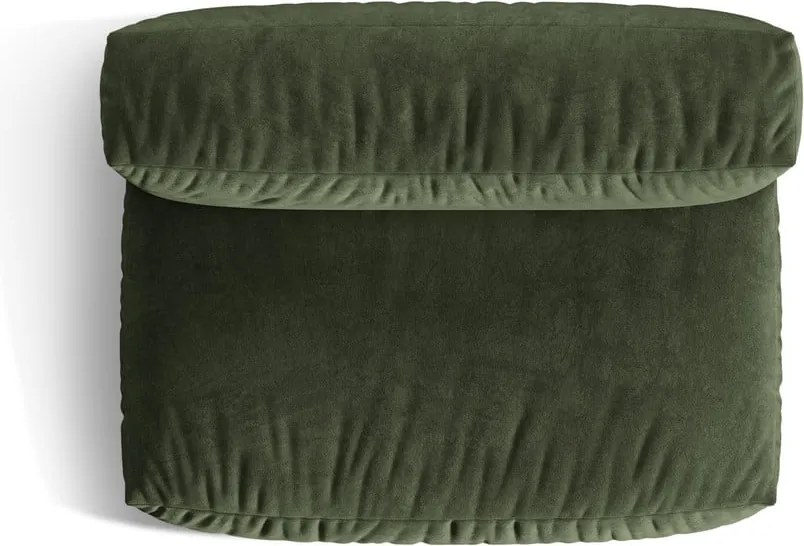 Зелен кадифен модул за диван (среден модул) Martina – Micadoni