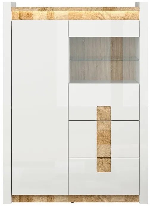 Витринен шкаф ALAMEDA REG1W1D2S