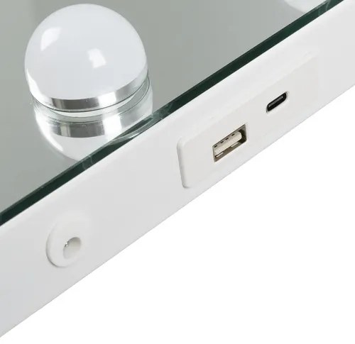 LED козметично огледало с регулируемо осветление - 58 x 46 cm