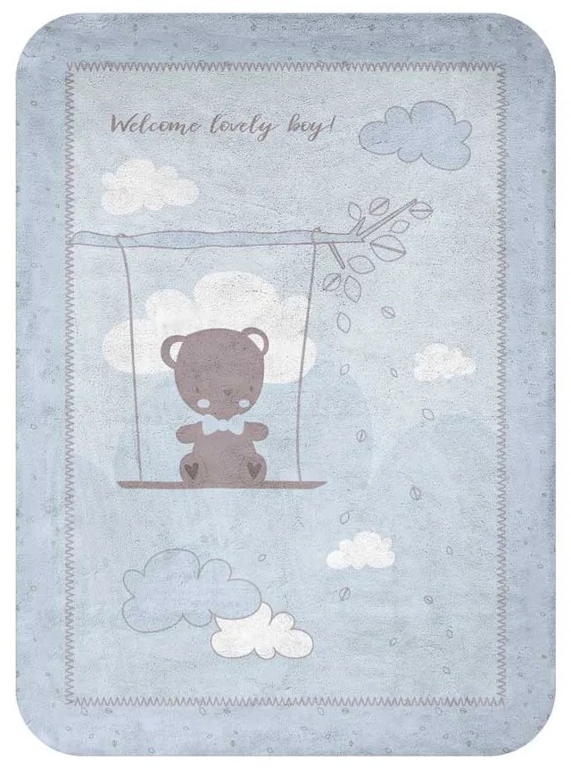 KIKKA BOO Меко зимно одеяло 110/140 см. DREAM BIG BLUE