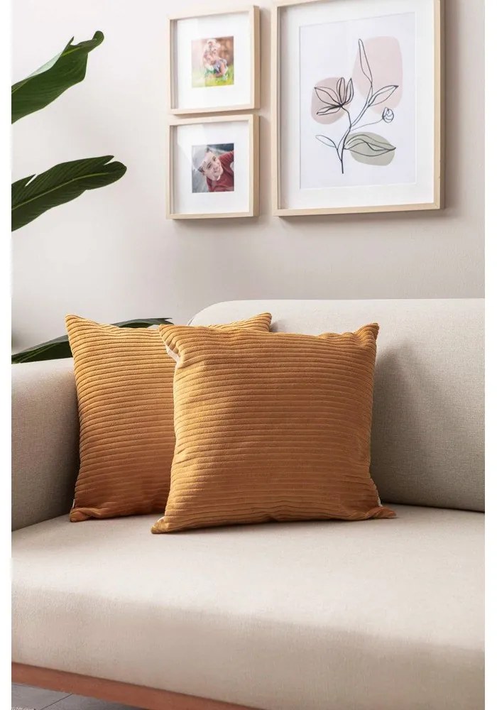Калъфки за възглавници от рипсено кадифе в комплект от 2 бр. 43x43 cm – Mioli Decor