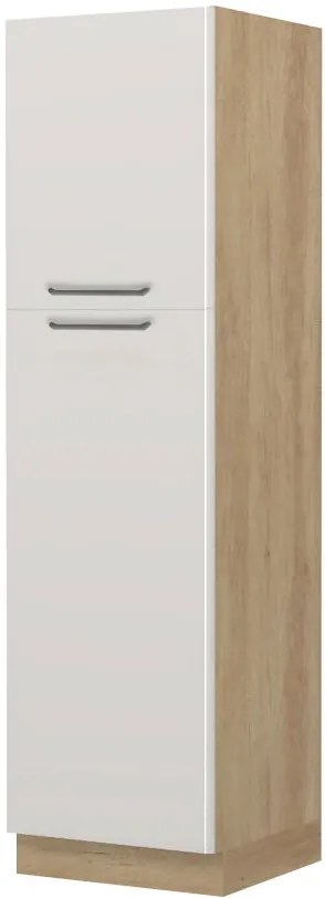 Висок подов шкаф Modena K21-60-2KF-Oak - Gray light