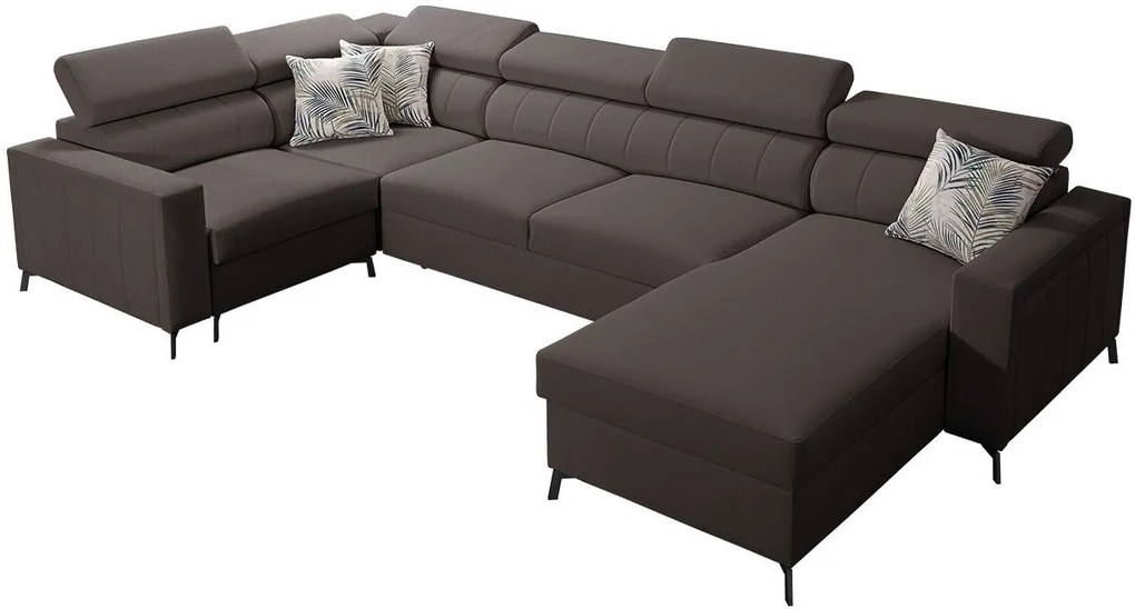 Ъглов диван Baltico V Mini-Right-Kafe