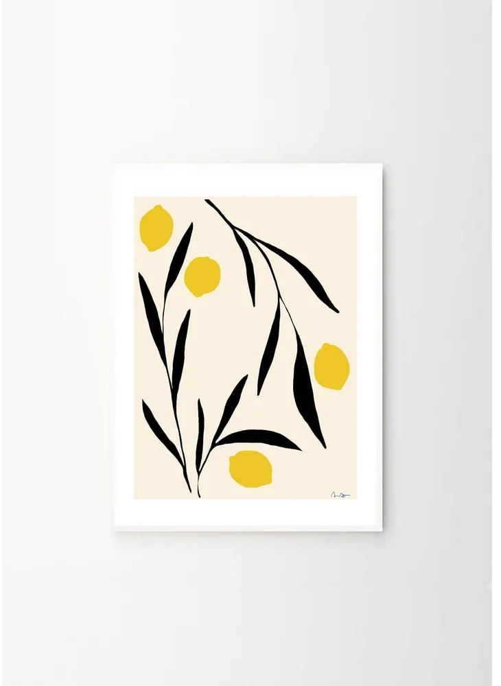 Постер 50x70 cm Lemon – Anna Mörner – The Poster Club