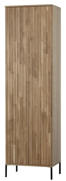 Гардероб от декор от дъб в естествен цвят 60x210x42 cm Gravure – WOOOD
