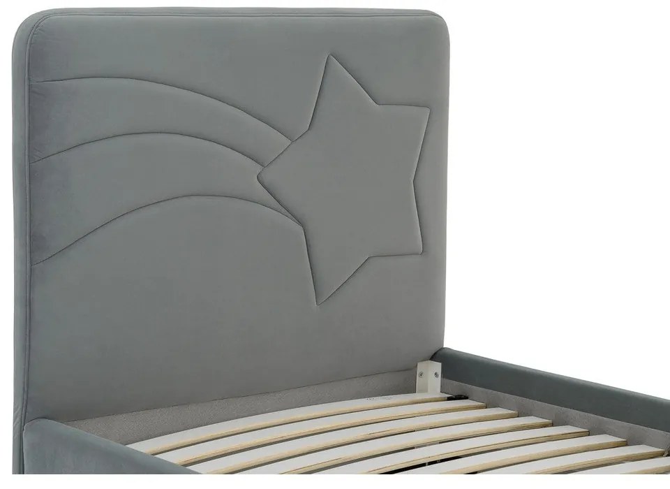 Сиво детско легло 120x200 cm Star – Scandic