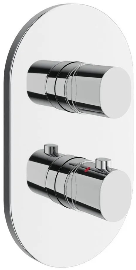 Ravak X070457 - Термостатен душ смесител за вграждане CHROME лъскав хром