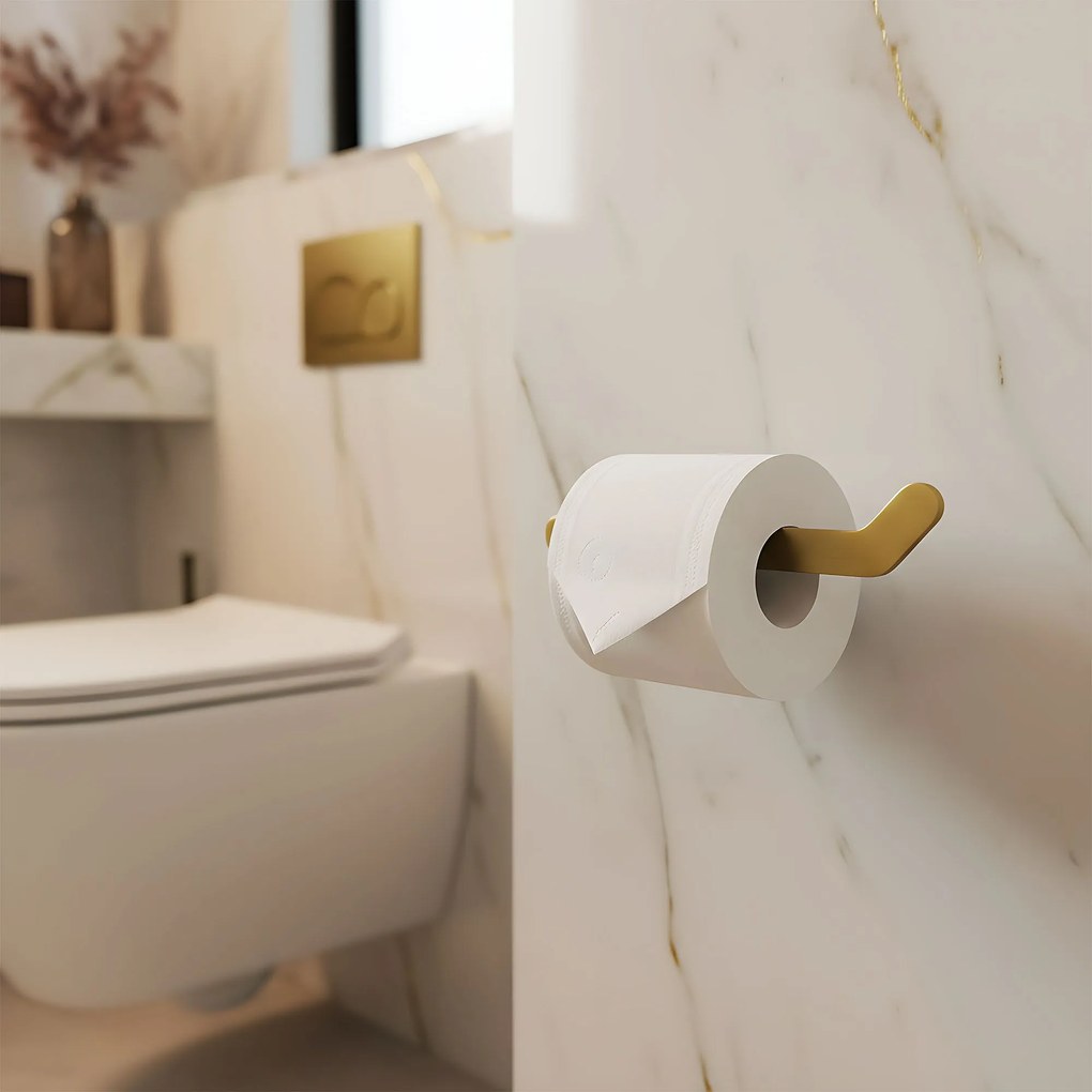 Поставка за тоалетна хартия 109 Til Brush Gold