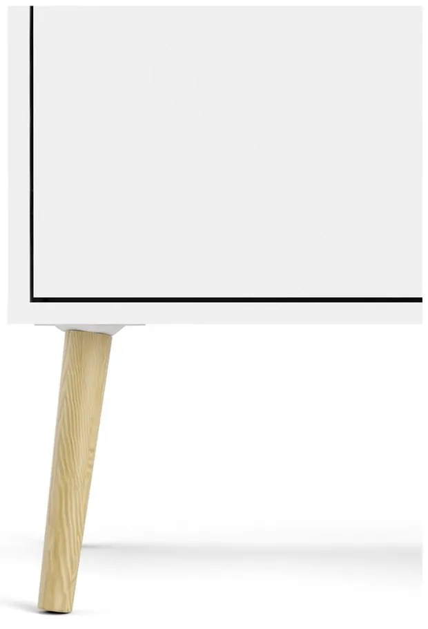 Бял скрин 147x82x39 cm Oslo – Tvilum