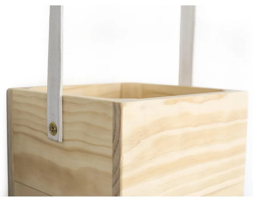 Саксия от бяла ела Colgantes, 17 x 62 cm - Surdic