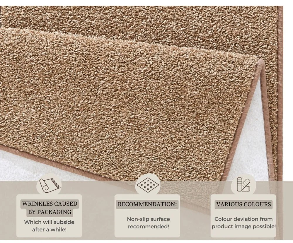 Кафяв мокет , 80 x 300 cm Pure - Hanse Home