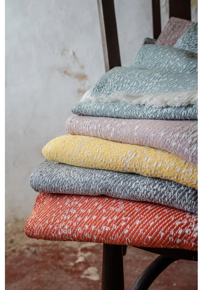 Червено каре с памук Dotty , 140 x 180 cm Diamond - Euromant