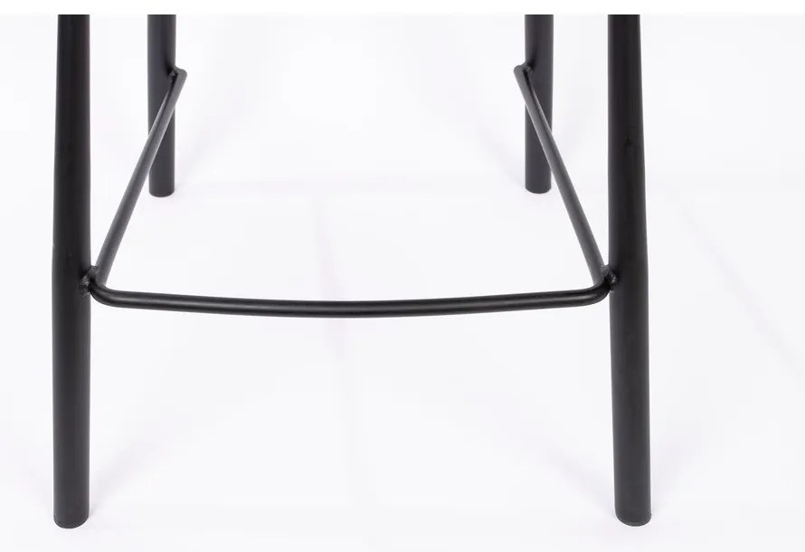 Светлорозови бар столове от кадифе в комплект от 2 броя 91,5 cm Brit - Zuiver