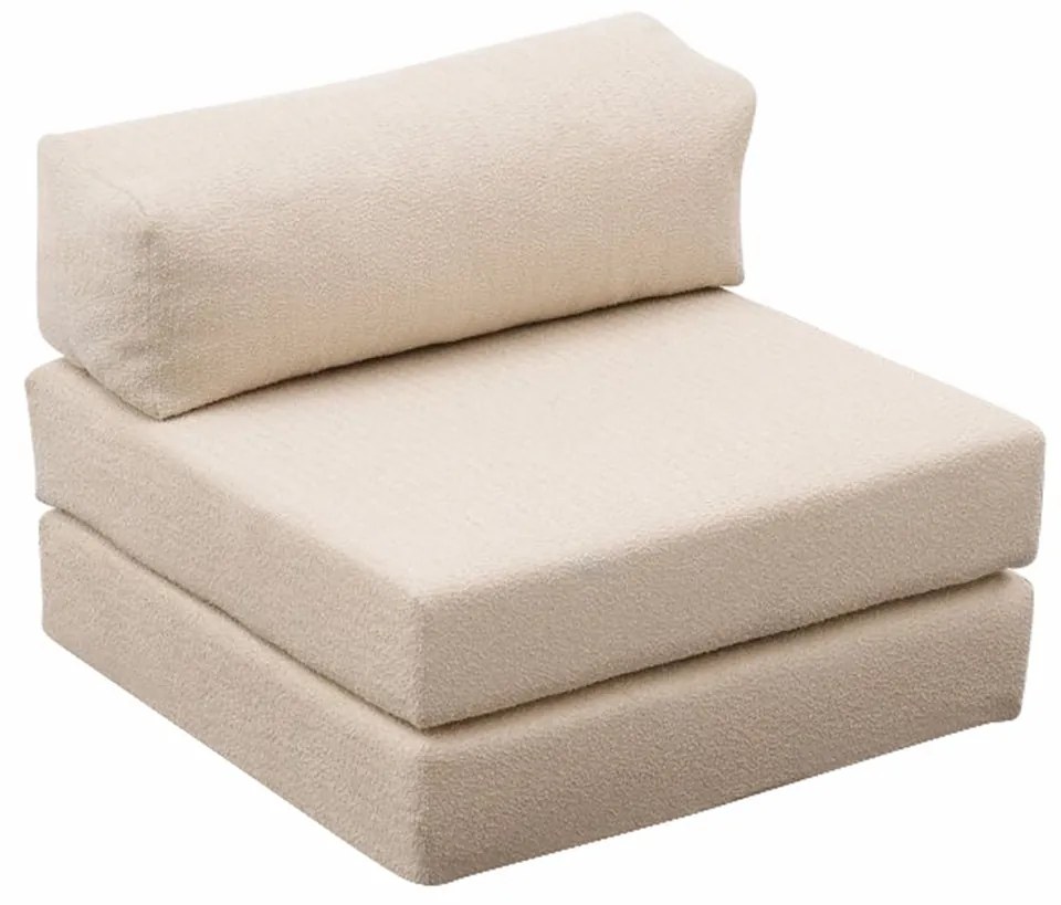 Едноместен диван Comfort, цвят Кремав