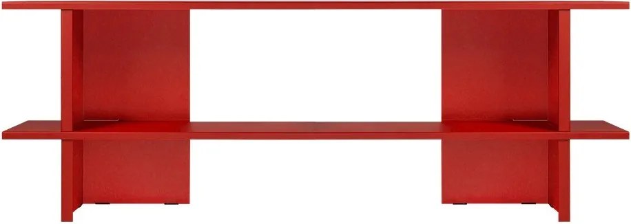 Червен метален стелаж 160x57x37 cm Hes – noo.ma