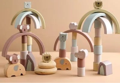 Детски комплект с блокчета Joyland Animal Blocks