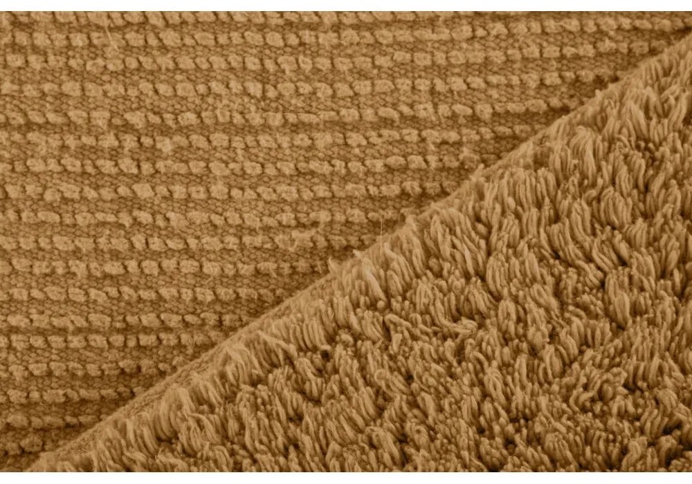 Кафява постелка за баня в цвят коняк 100x60 cm Riva - Tiseco Home Studio