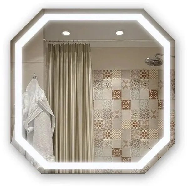 Огледало за баня LED осветление LM Velvet Ray 600×600мм