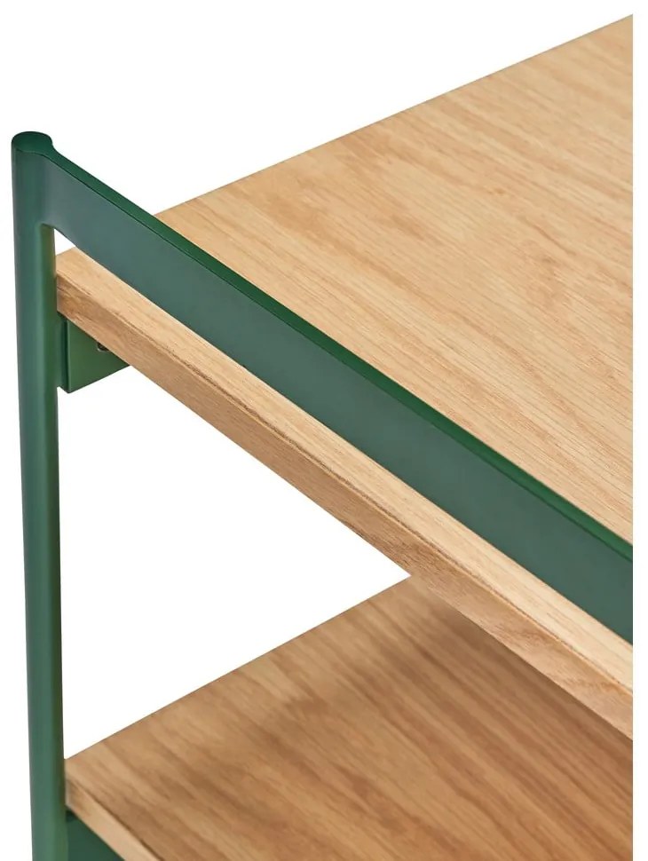 Странична масичка с дъбов плот 43x43 cm Jaunty – Hübsch